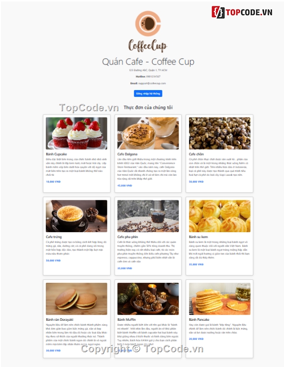 Quản lý cửa hàng cà phề php mysql,Website quản lý,quản lý cà phê,Website quản lý cửa hàng,Web quản lý cửa hàng,cà phê